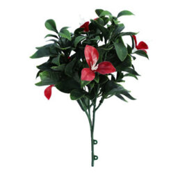 True Products Artificial Red Flower Branch 26Cm - thumbnail 1