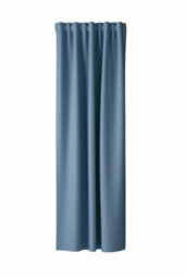 Bricoflor Blackout Curtain With Hidden Concealed Loops  - Blue - 2,45 X 1,40 M - Plain - thumbnail 4