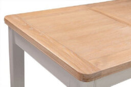 Buttercup Farm Bologna Painted Butterfly Extension Table (Extends To 200Cm) - L90 X W140 X H76 Cm - Oak - thumbnail 4