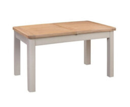 Buttercup Farm Bologna Painted Butterfly Extension Table (Extends To 200Cm) - L90 X W140 X H76 Cm - Oak
