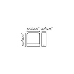Luminosa Lighting Luminosa Axel Outdoor Led Dark Grey Up Down Wall Light 5W 3000K Ip65 - thumbnail 2