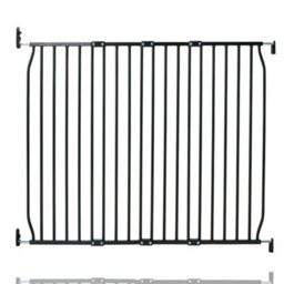 Safetots Screw Fit Metal Baby Gate, Black, 110Cm - 120Cm