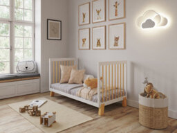 Love For Sleep Alexander  Cot Bed 140X70Cm With Barrier - thumbnail 7