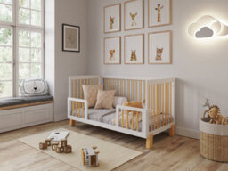 Love For Sleep Alexander  Cot Bed 140X70Cm With Barrier - thumbnail 4