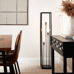 Pagazzi Lighting Pagazzi Sully Matt Black Floor Lamp