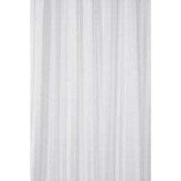Croydex Woven Stripe Shower Curtain With Weighted Hem (180 X 180Cm) - thumbnail 1