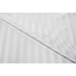 Croydex Woven Stripe Shower Curtain With Weighted Hem (180 X 180Cm) - thumbnail 2
