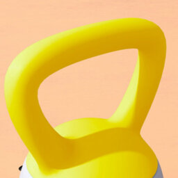Sportnow 6Kg Kettlebell With Soft Body And Non-Slip Handle, Yellow And Grey - thumbnail 9