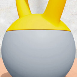 Sportnow 6Kg Kettlebell With Soft Body And Non-Slip Handle, Yellow And Grey - thumbnail 8