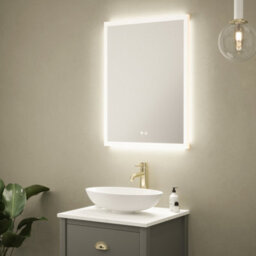 FNX Bathrooms Milton Tunable Led Bathroom Mirror - 600X800mm, Dimmable With Demister & Ip44 Rating