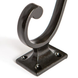 Hammer and Tongs Hammer & Tongs Square Back Hat & Coat Hook - W35mm X H105mm - Black - thumbnail 2