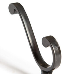 Hammer and Tongs Hammer & Tongs Square Back Hat & Coat Hook - W35mm X H105mm - Black - thumbnail 3