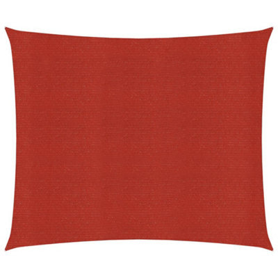Berkfield Sunshade Sail 160 G/m2 Red 2.5X2.5 M Hdpe - image 1