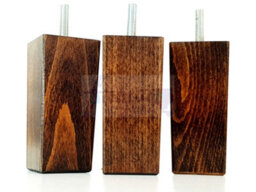 L&F 4X Replacement Furniture Legs Solid Wood 110mm High Sofas Chairs Settee Cabinets Legs M8 Tsp2055 - thumbnail 5