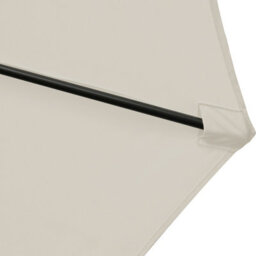 VRUC 3M Cream Cantilever Banana Parasol Umbrella Garden Patio Outdoor Sun Shade With Base Weights - thumbnail 4