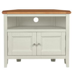 Hallowood Furniture Clifton Oak Painted Small  Corner Tv Unit - thumbnail 8