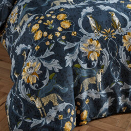 Paoletti Contemporary Nouvilla Animal Duvet Cover Set, Single, Blue - thumbnail 5