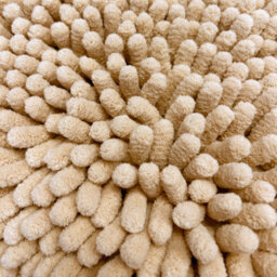 Allure Bath Fashions Jumbo Bobble Bath Mat - Non Slip, Luxury Deep Pile Bath Rug - Stone - thumbnail 2
