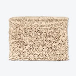 Allure Bath Fashions Jumbo Bobble Bath Mat - Non Slip, Luxury Deep Pile Bath Rug - Stone