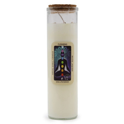 Purifying Magic Spell Candle With Gemstones - image 1