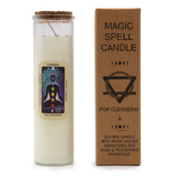Purifying Magic Spell Candle With Gemstones - thumbnail 3