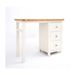 Cabinet Bits Maggiori 3 Drawer Desk - Dressing Table Chrome Knob - thumbnail 2
