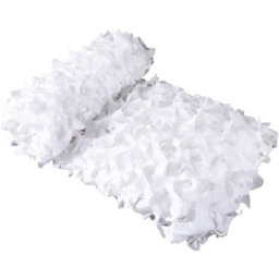 White 3X4M Rectangular Shade Sail Camouflage - thumbnail 1