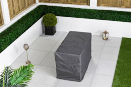 Giardino 2 - 4 Seater Cube Bistro Table And Chairs Set 2 - Garden Table And Chairs Patio Furniture With Cover - Brown - thumbnail 7