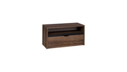 Arte Versatile Denver 09 Tv Cabinet - Oak Monastery & Black Gloss - W900mm X H450mm X D400mm - thumbnail 1