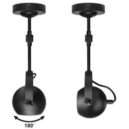 Long Life Lamps Company 3 Way Ceiling Spot Light Adjustable Eyeball Gu10 Black Metal Finish M0075-F - thumbnail 5