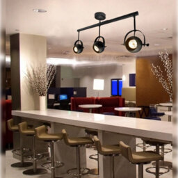 Long Life Lamps Company 3 Way Ceiling Spot Light Adjustable Eyeball Gu10 Black Metal Finish M0075-F - thumbnail 8