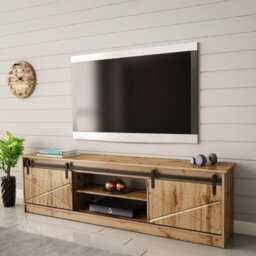Granero Tv Cabinet Modern Living Room Entertainment Unit With Storage Wotan Design - thumbnail 1