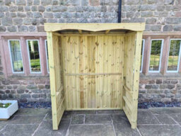 Churnet Valley Garden Furniture Ltd Large Poly Smoking Vaping Shelter - Outdoor Gazebo - Timber - L85 X W170 X H205 Cm - Minimal Assembly Required - thumbnail 3