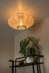 Lucide Corina - Flush Ceiling Light - 40 Cm - 1Xe27 - Cream - thumbnail 3