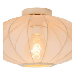 Lucide Corina - Flush Ceiling Light - 40 Cm - 1Xe27 - Cream - thumbnail 4