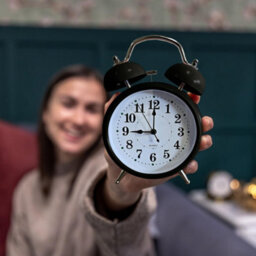 23Cm Vintage Twin Bell Retro Clock With Night Light Battery Operated Analogue Quartz Loud Alarm Clock For Bedroom - thumbnail 5