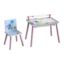 Disney Stitch Kids Table And Chair Set - Wooden Activity Table For Toddlers - thumbnail 1