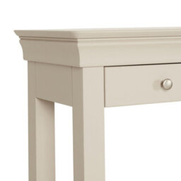 The Furniture Market Wilmslow Dove Grey Painted 1 Drawer Dressing Table Desk - thumbnail 5