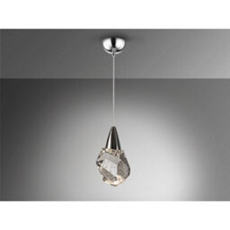 Luminosa Lighting Luminosa Aquaria Integrated Led Pendant Ceiling Light Chrome, Transparent 3000K 450Lm - Uk Stock - thumbnail 3