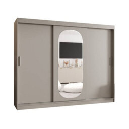 Arte Cashmere Finish Wardrobe W250Cm H200Cm - Serene, Space-Saving Storage - thumbnail 1