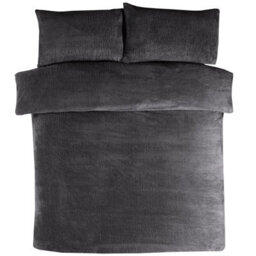 Smart Living Luxury Teddy Fleece Duvet Cover With Pillowcases - thumbnail 2