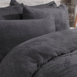 Smart Living Luxury Teddy Fleece Duvet Cover With Pillowcases - thumbnail 4