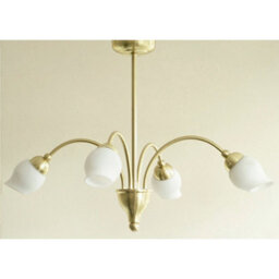 Luminosa Lighting Luminosa Rimini Pendant 4 Light G9 Satin Brass - thumbnail 2