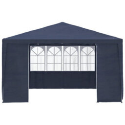 Walplus Professional Party Tent Garden Gazebo Canopy With Side Walls 4X4 M Blue - thumbnail 2