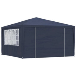 Walplus Professional Party Tent Garden Gazebo Canopy With Side Walls 4X4 M Blue - thumbnail 4