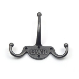 Oakcrafts - Gwr Railway Triple Coat Hook - 160mm X 125mm - thumbnail 4
