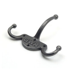 Oakcrafts - Gwr Railway Triple Coat Hook - 160mm X 125mm - thumbnail 5