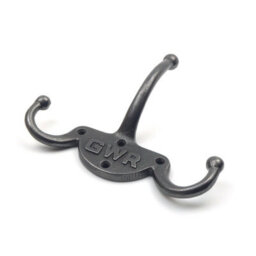 Oakcrafts - Gwr Railway Triple Coat Hook - 160mm X 125mm - thumbnail 1