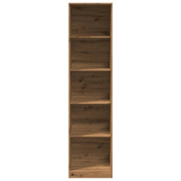Berkfield Wardrobe Artisian Oak 50X50X200 Cm Engineered Wood - thumbnail 4