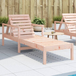 Walplus Sun Lounger 199.5X62X55 Cm Solid Wood Douglas